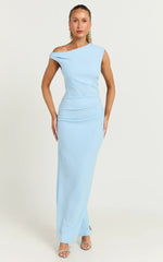 Off The Shoulder Dress in Baby Blue
