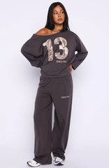 All A Dream Track Pants Charcoal