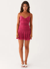 Emily Mini Dress Fuchsia