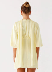 Mary Mini Dress Yellow
