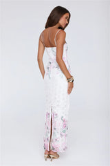 Wardrobe Flex Embroidered Maxi Dress White