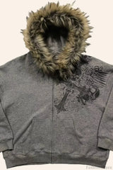 American Gothic Skeleton Bone Hoodie