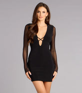Twist Of Allure Bodycon Mini Dress