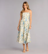 Garden Daydream Floral Midi Dress