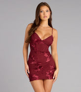 Korrie Floral Soutache Mini Dress