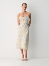 Cannelle Dress-soft white/multi