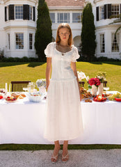Hundred Percent Midi Dress White