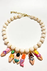 Versatile Cute Swimmer Beaded Necklace