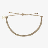 Light Grey Mini Braided Bracelet