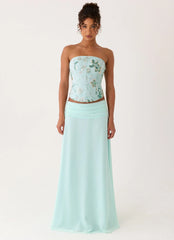 Natalya Maxi Skirt Pistachio