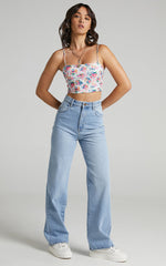 Modern Gal Top in Vivid Floral