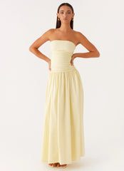Carmel Maxi Dress Yellow