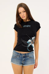Neovision Spider Lily Baby Tee Black