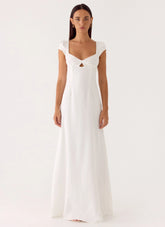 Never Really Over Maxi Dress White