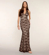 Emma Lace Mermaid Formal Dress