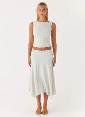 Katta Midi Skirt Vintage Stripe
