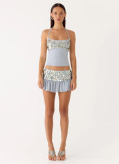 Merinda Skort Misty Blue
