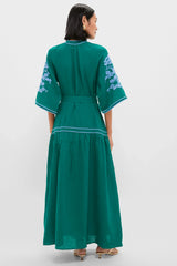 Emerald Swan Dress