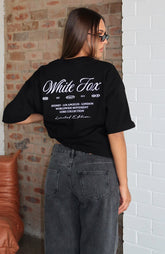 At Second Glance Oversized Tee Black