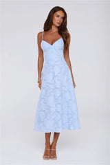 Tide Kissed Midi Dress Blue