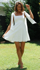 Pepper Pots Mini Dress - White