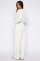 Airplane Mode Modal Wide Leg Pyjama Pants Bluebell Blossom