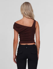 CASSIAN TOP CHOCOLATE