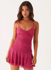 Emily Mini Dress Fuchsia
