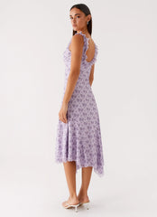 Asteri Midi Dress Lavender Meadow
