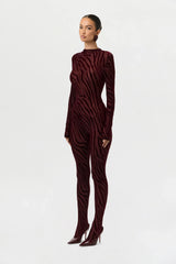 Burnout Closed Toe Jumpsuit Petite