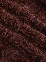 Lace-Jacquard Long-Sleeve Mini Dress