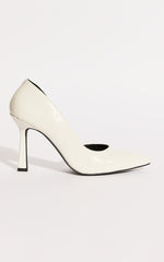 Therapy Shoes - Temptress Heels in Bone Patent PU