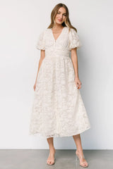 Edwina Lace Dress | Vintage Cream