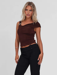 CASSIAN TOP CHOCOLATE