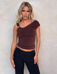 CASSIAN TOP CHOCOLATE