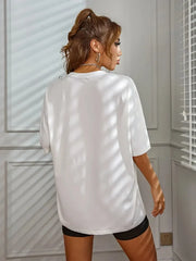JuliaFashion-Casual Breathable Cotton Tee