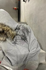 American Gothic Skeleton Bone Hoodie
