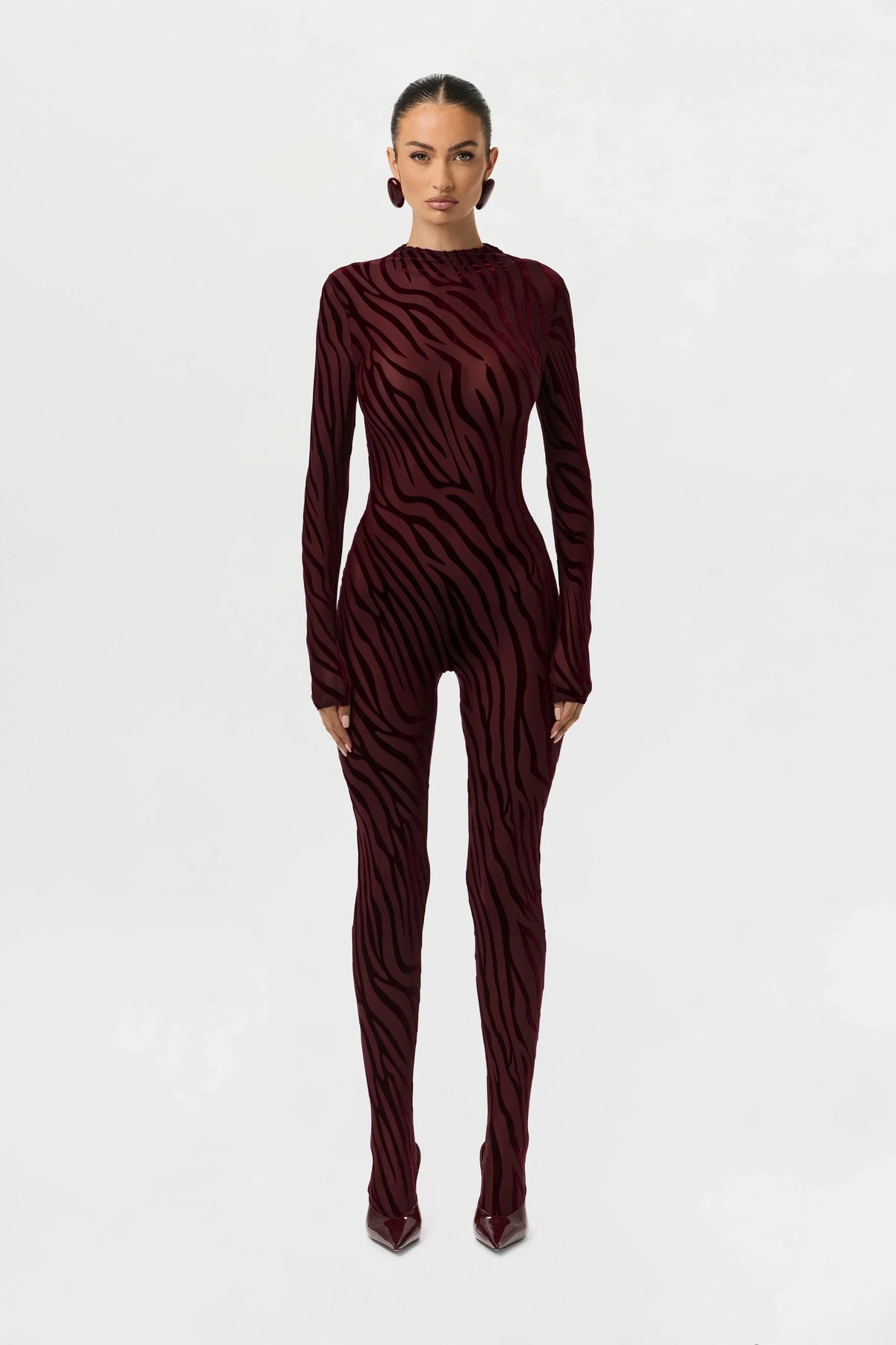 Burnout Closed Toe Jumpsuit Petite