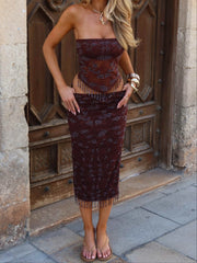Lucy's MELINAE TOP CHOCOLATE