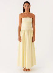 Carmel Maxi Dress Yellow
