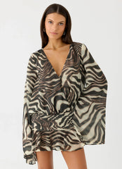 Elisana Mini Dress Zebra