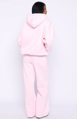 Vibe Too High Wide Leg Sweatpants Pink